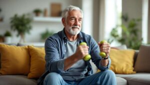 4 esercizi da seduti che ricostruiscono i muscoli più velocemente della palestra dopo i 60 anni