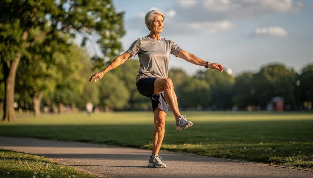 Forza delle gambe dopo i 60 anni: 4 esercizi senza pesi che battono lo squat tradizionale