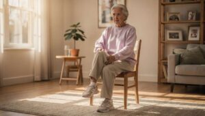 8 minuti sulla sedia: la routine per i fianchi che supera gli squat dopo i 60 anni